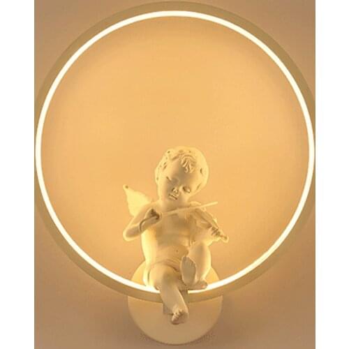 Modern Creative led Wall Light indoor Bedroom Living Room balcony Corridor stairs Lights wall decor Birds Angel Wall lamps luces