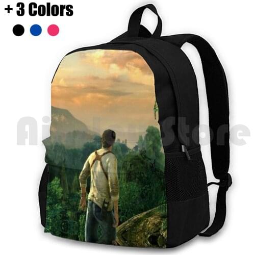 El Dorado ( Uncharted ) Outdoor Hiking Backpack Waterproof Camping Travel Nathan Drake City Of Gold Gold Spanish El Dorado