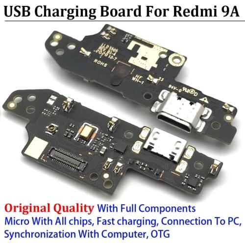 USB Charging Port Dock Charger Plug Connector Board Flex Cable For Xiaomi Redmi 9A