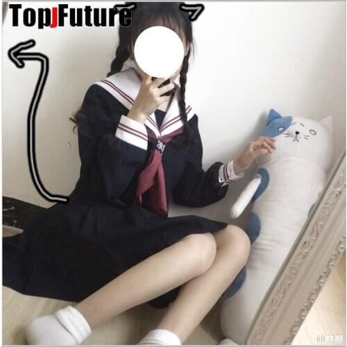 DARK NAVY Orthodox college style Japanese student school uniform JK Uniform suit BAD GIRL GIcosplay sailor suit class suit