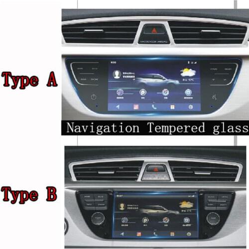 Tempered Glass For Geely Atlas Boyue Emgrand NL-3 Proton X70 2017 2018 2019 GPS Navigation Screen Protective Film