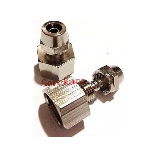 1/2" BSP Female Thread to Qucik fit For 10x6.5mm O/DxI/D Hose Brass Pneumatic Pipe Hose Coupler Fitting Connector Adapter