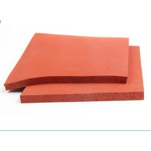 10mm thickness, 50cm length, 50cm width Silicone foam board,sponge sheet ,embossing machine plate,flame retardant rubber sheet