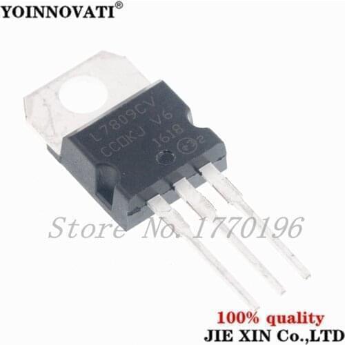 10PCS L7809CV TO220 L7809 TO-220 7809 LM7809 MC7809 stabilivolt voltage-regulator tube New original