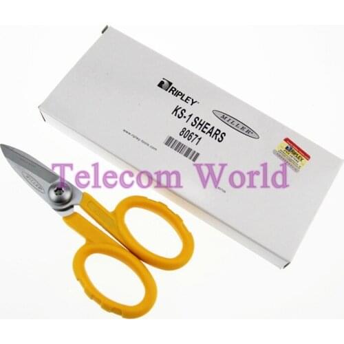 Free shipping 5pcs/lot Original MILLER KS-1 Kevlar Shears 80671 Optical Fiber Cable kevlar scissors kevlar cutter FTTH tools
