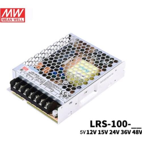 Mean Well LRS-100- 5V 12V 15V 24V 36V 48V Switching Power Supply meanwell AC/DC 100W single output