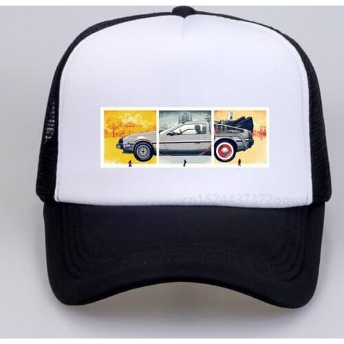 Brand Men women Classic Movie Series Back To The Future Mens Baseball cap Summer Casual Mesh trucker cap adjustable bone