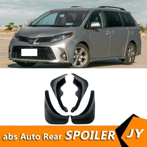 For Toyota Sienna 2018-2019 Mudflaps Splash Guards Front rear Mud Flap Mudguards Fender Modified special