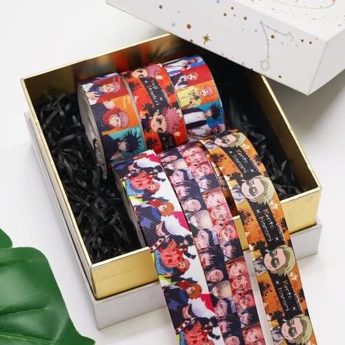 DIY Cartoon Printed Grosgrain Ribbon For Craft Supplies Sewing Accessories 5 Yards, Planar Resins Mold 10 Pieces. 52909
