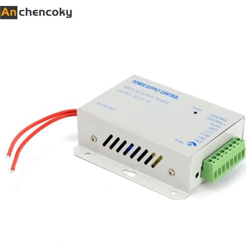 Door Exit Button Release Button Switch DC 12V/3A Output AC 110V-240V Input Power Supply Control For Door Access Control System