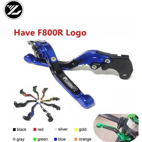 F800R LOGO FOR BMW F800 R 2009-2014 Motorcycle Adjustable Folding Extendable Brake Clutch Lever