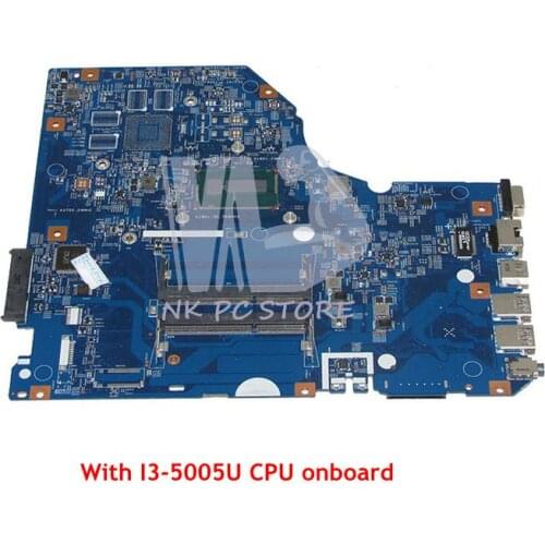 NOKOTION NBMVB11006 NB.MVB11.006 For Acer asipre E5-772 E5-772G Laptop Motherboard 448.04X09.001M SR27G i3-5005U CPU onboard