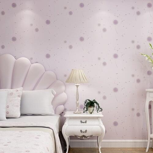 Beibehang dandelion cozy childrens room papel de parede 3d Wallpaper for walls 3d room wallpaper roll wall paper behang murals