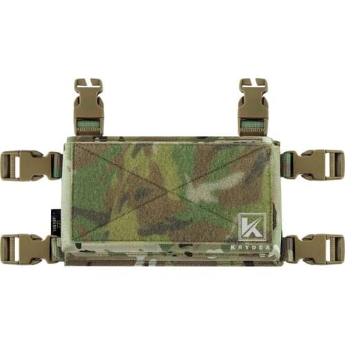 KRYDEX Spiritus Style Vest Front Panel Placard For MK3 MK4 JPC LV119 Plate Carrier Tactical MK3 MK4 Micro Fight Chassis Multicam