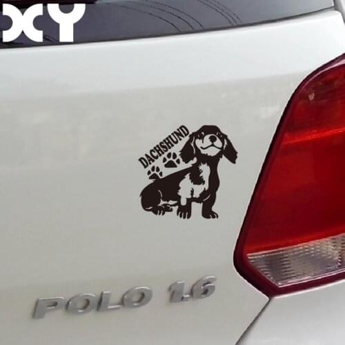 Dachshund Waterproof Car Stickers Motorcycle Stickers Decals Bumper Stickers For Car Accessories Drop Shipping