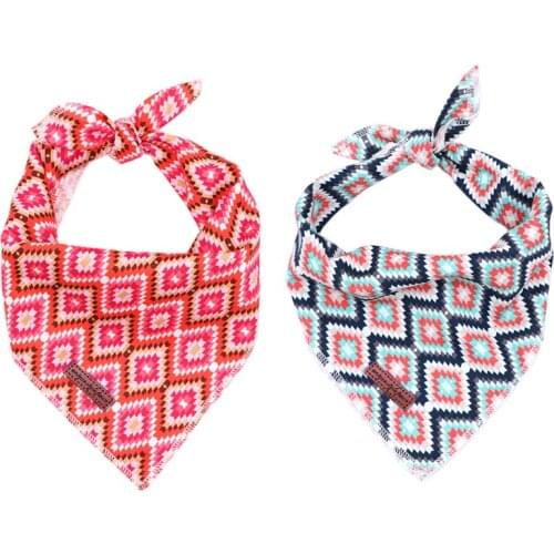 Unique Style Paws Dog & Cat Small Bandana Scarf Adjustable Dog Bandana Christmas Personalized Pet Products