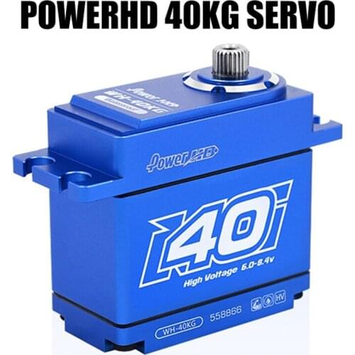 PowerHD WH20 30 40KG HV 6.0-8.4V Large Torque Waterproof Digital Servo Compatible With TRX4 KM5 RC Crawler Climbing Car