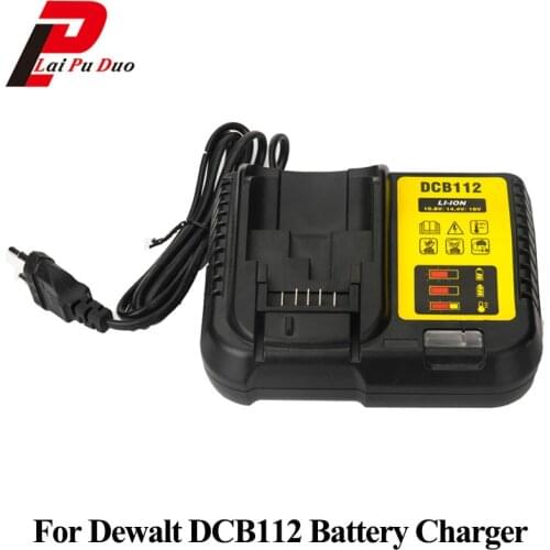 DCB112 Li-ion Battery Charger For Dewalt 10.8V 12V 14.4V 18V DCB112 DCB200 DCB101 DCB140 DCB105 Batteria
