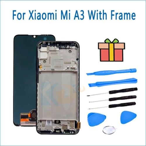 For Xiaomi Mi A3 LCD MI A3 Touch For Xiaomi MI CC9E Screen Replacement Digitizer For Xiaomi Mi A3 Display Screen