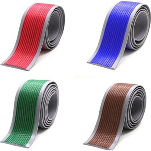 1M self-adhesive stairs non-slip strip stair steps floor capping strip bathroom bathtub ceramic tile PVC rubber patch
