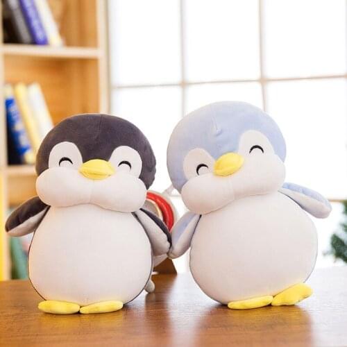 1Pcs 30-55cm 2 Colors Cute Penguin Stuffed Plush Toy Smiling Penguin Plush Dolls Marine Animals Soft Penguin Pillows Cartoon