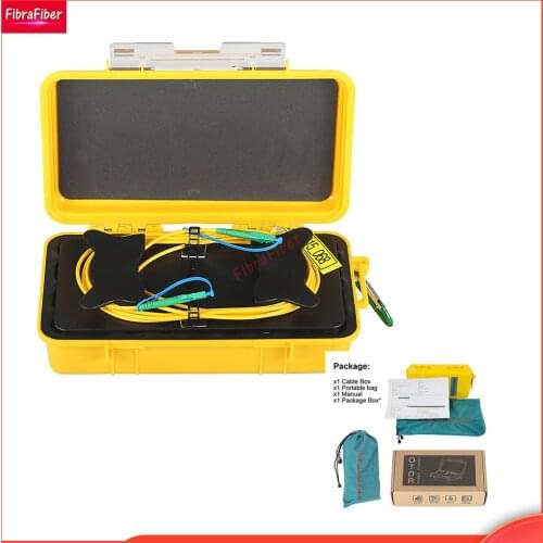 500M/1Km/2Km LC APC Fiber Optic OTDR Zone Eliminator OTDR Launch Cable Box LC/APC - LC/APC SM Fiber Rings 1310/1550nm