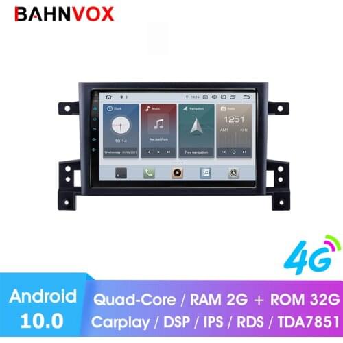 9" android 10.0 RAM2G car gps dvd player for suzuki GRAND VITARA 2005 2015 car radio multimedia navigation stereo head unit dsp