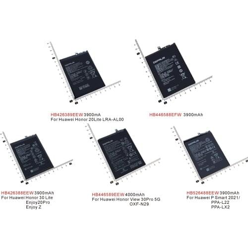 HB446588EFW HB446589EEW HB426388EEW HB526488EEW HB426389EEW Battery For HuaWei Honor View Enjoy 20 30 Pro Lite P Smart 2021