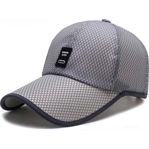 Fibonacci Baseball Caps Men Long-brimmed Outdoor Summer Cap Adjustable Sunshade Net Hat Middle Aged Sunscreen Sun Hat