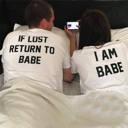 Women Tshirt Cute Streetwear Woman Tops Print Couple Harajuku Sorry Tee New Girl Friend White T Shirts Valentine Day