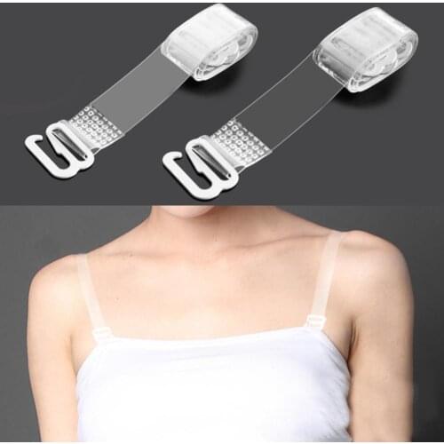 6 Pairs Bra Straps soft comfortable and convenient Clear Invisible Transparent Adjustable Bra Set Hook Shoulder Straps