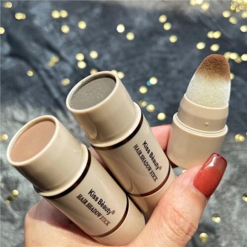 Makeup Highlighter Bronzer Powder Natural Contour Pigmented Highlight Stick Face Shadow Hairline Powder Hair Shadow Stick