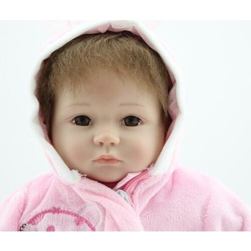 17inch Bebe Reborn Dolls Princess Adora Reborn Bebe Silicone Reborn Dolls Kids Toys Kids Birthday Gifts