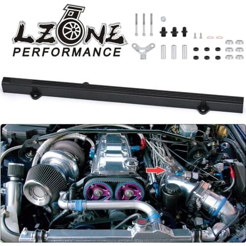 LZONE - NEW FUEL RIAL FOR TOYOTA SUPRA ARISTO 2JZ TURBO JZA80 UPGRADE 92-02 RACING FUEL RAIL KIT JR5433