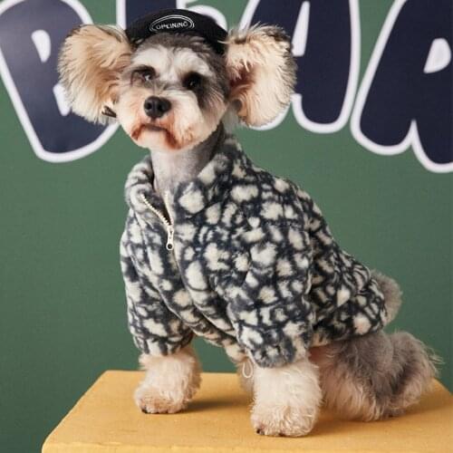 Fashion brand DR Winter Dog Clothes Warm Dog Jacket Coat Cool Dog Clothing For Puppy Dog Chihuahua Yorkshire Fur Warm Outfit