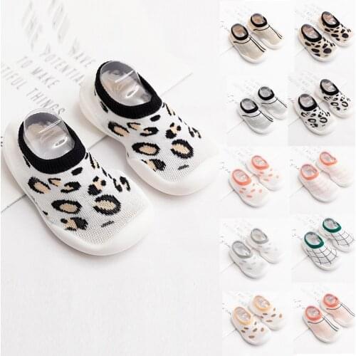 Fashion Newborn Infant Baby Boys Girls Soft Bottom Breathable Non-slip Breathable Floor Socks First Walker Shoes Moccasins#p4