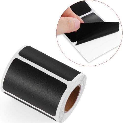 120/300pcs Blackboard Label Stickers Removable Label Sealed Jar Spice Storage Stickers Reusable Labels Tags Self Adhesive Labels