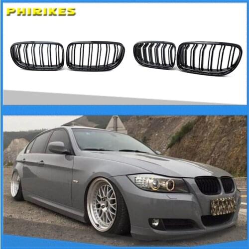 Matte Black Front Sport Kidney Grille Grill For BMW E90 E91 LCT 3-Serise Sedan 2009 2010 2011 2012 2013 Car Racing Grills