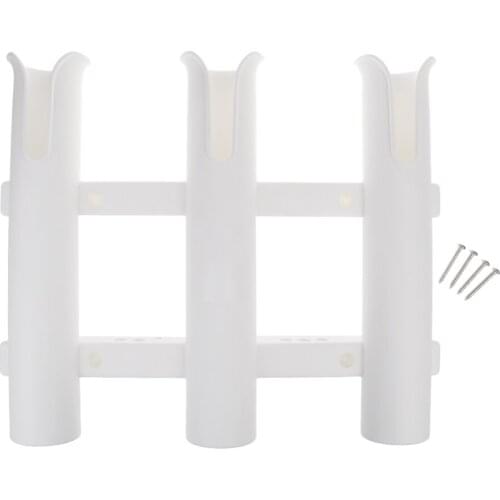 Triple Rod Rack 3 Link Vertical Holder Organiser - Boat/Fishing/Storage/Lure