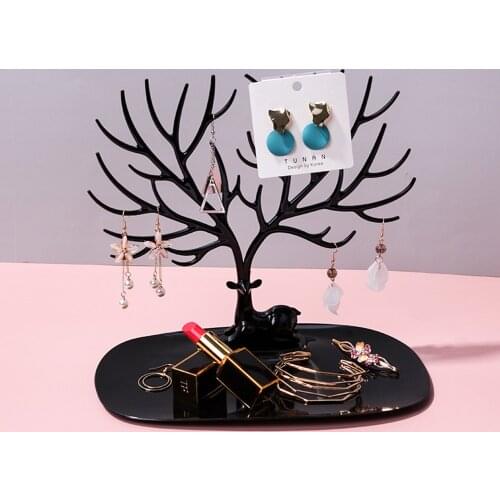 Photography Display Stand Deer Earrings Necklace Ring Pendant Bracelet Jewelry Display Stand Organizer Holder For Video Shooting