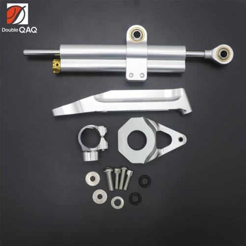 Motorcycle Steering Damper Stabilizer Linear Reversed Safety Control+Bracket For Honda CBR600RR CBR 600 RR CBR 600RR 2005-2006