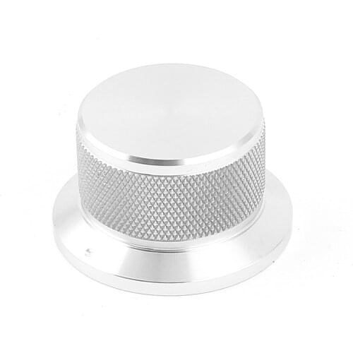 Uxcell 44mm CNC Machined Aluminium Alloy Volume Control Potentiometer Knob 6mm Hole