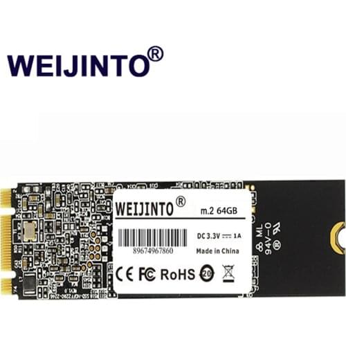 M.2 SSD 120gb 60GB 64GB 480GB 512GB SATA III 6Gb/s NGFF Internal Solid State Drive M2 2280 mm For PC Notebook M.2 64GB SSD Disk