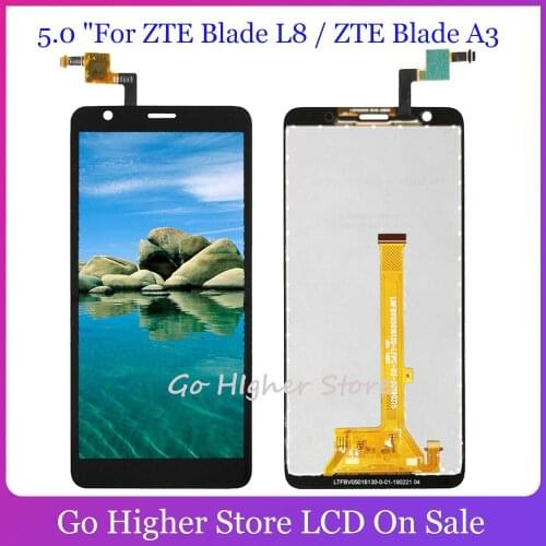 5.0 "Lcd For ZTE Blade L8 / ZTE Blade A3 2019 LCD Display +Touch Screen Digitizer Glass Replacement