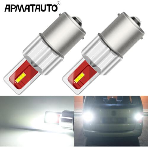 2pcs canbus White No Error 1156 P21W LED Bulb for Volkswagen VW T4 T5 T5.1 T6 Transporter led DRL Backup Reverse Light Lamp