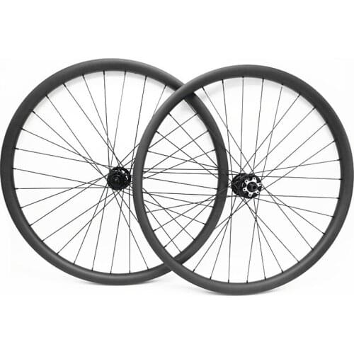 29er carbon mtb wheels 27x25mm tubeless D791SB D792SB mtb bike disc wheels 100x15 142x12 XD 1420 spokes carbon disc wheel