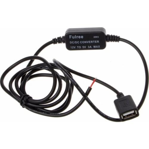 High Quality 12V to 5V 3A Car Charger USB Female Plug Power Supply Converter For PDA DVR Camcorder GPS Tablet Phone Device