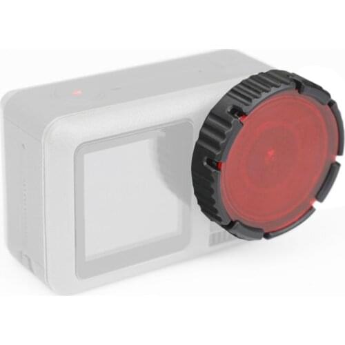 BGNing Red Diving Color Lens Filter for DJI Osmo Action Camera Housing Case Accessories for Underwater Photography