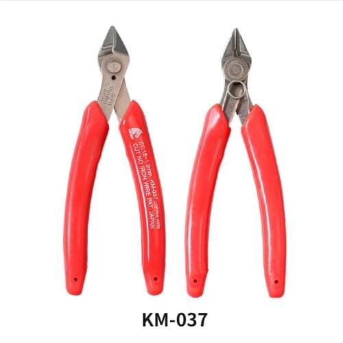 Diagonal Pliers Stainless Steel Electronic Diagonal Pliers Km-037/057/047H Mini Cutting Pliers