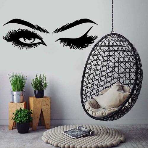 Home Decoration Sticker Decals Eyelashes Wall Sticker Home Wallpaper Creative Living Room Decorations